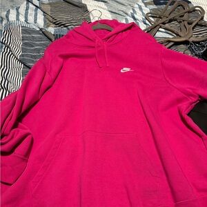 Nike Women's Vibrant Pink Hoodie